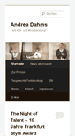 Mobile Screenshot of andrea-dahms.de